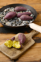 River Light Kiwame Premium iron frying pan in use