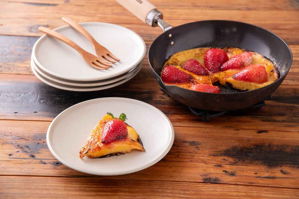 River Light Kiwame Premium nitrided iron Peking wok in use