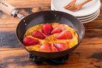 River Light Kiwame Premium nitrided iron Peking wok in use