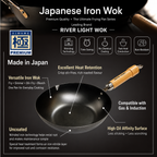 River Light Kiwame Premium Peking Wok 36cm