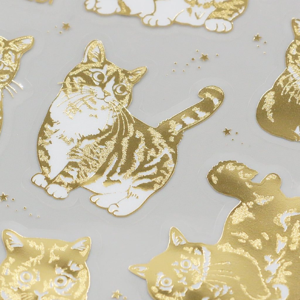 Rokkaku Cat Art Collection Clear Sheet Sticker Shizuwarahinata - Clear Sheet Sticker - shizuwarahinata