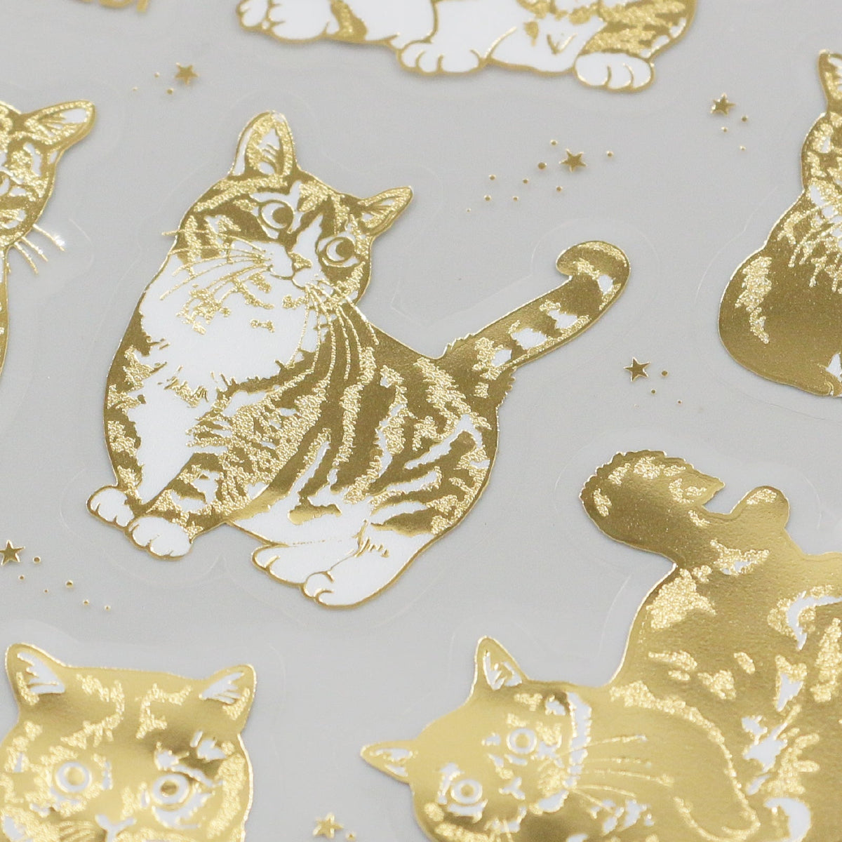 Rokkaku Cat Art Collection Clear Sheet Sticker Shizuwarahinata - Clear Sheet Sticker - shizuwarahinata