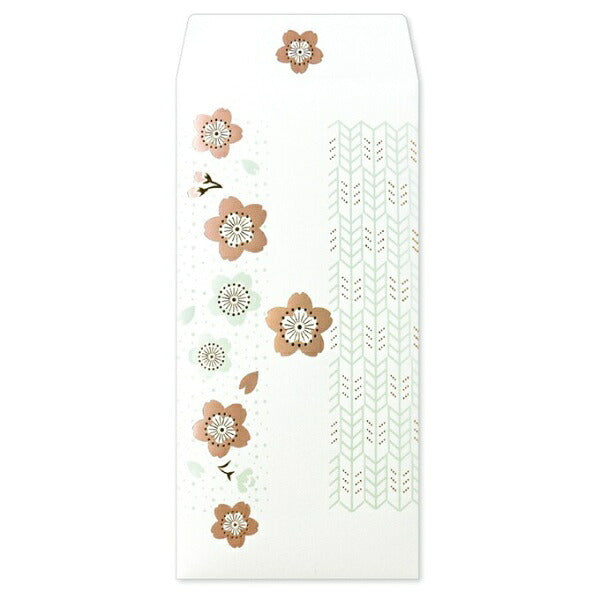 Rokkaku Foil Gift Envelope Cherry Blossom - Cherry blossoms