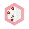 Rokkaku Hexagon Card - Camellia