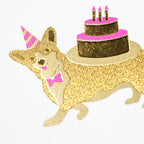Rokkaku Hexagon Card - Corgi