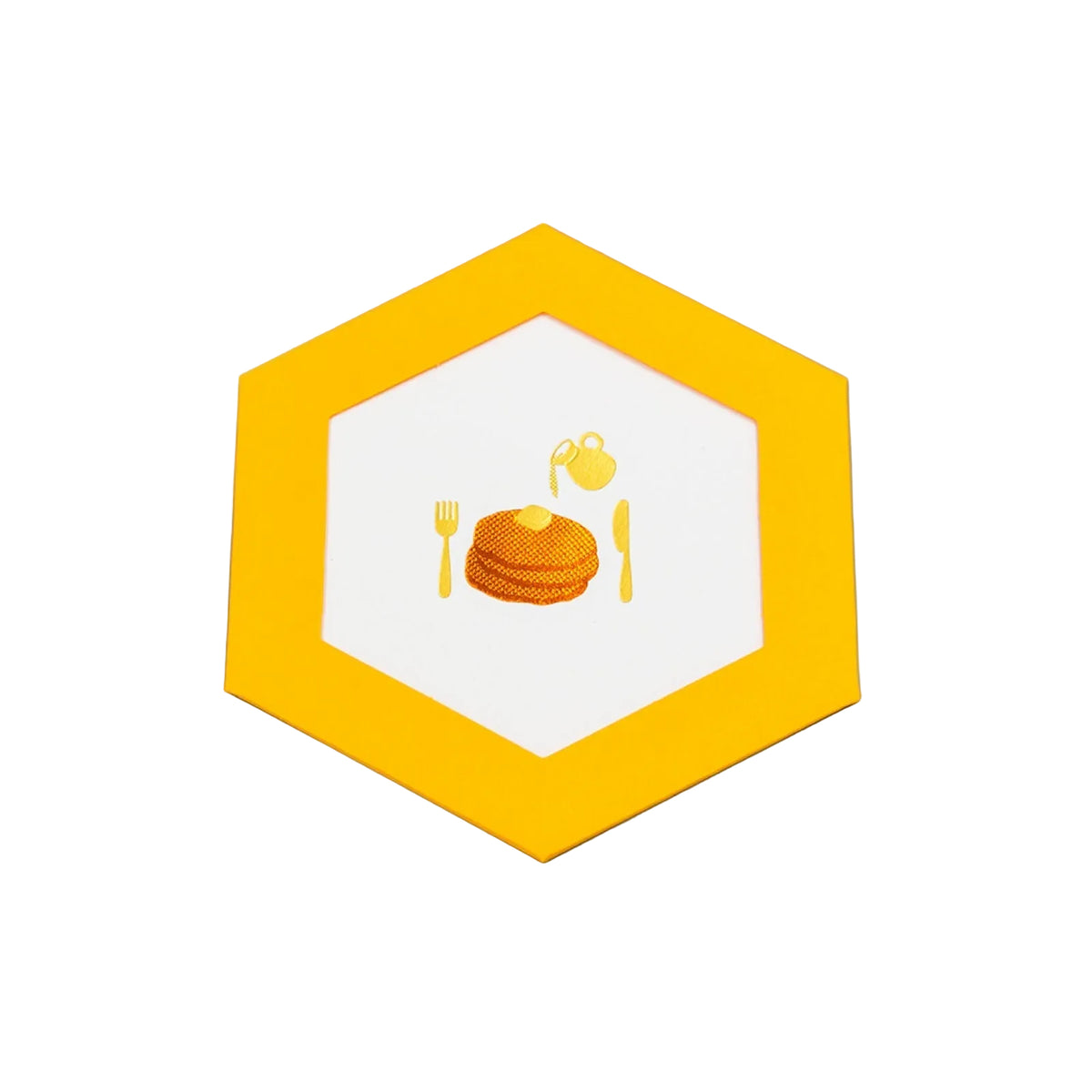 Rokkaku Hexagon Card - Pancake