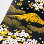 Rokkaku Japan Landmarks Postcard - Mt. Fuji Spring