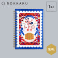 Rokkaku ob1toy B6 Ring Notebook Retro Post - Retro Post B6 Ring Notebook