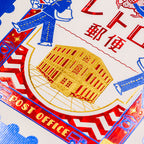 Rokkaku ob1toy B6 Ring Notebook Retro Post - Retro Post B6 Ring Notebook