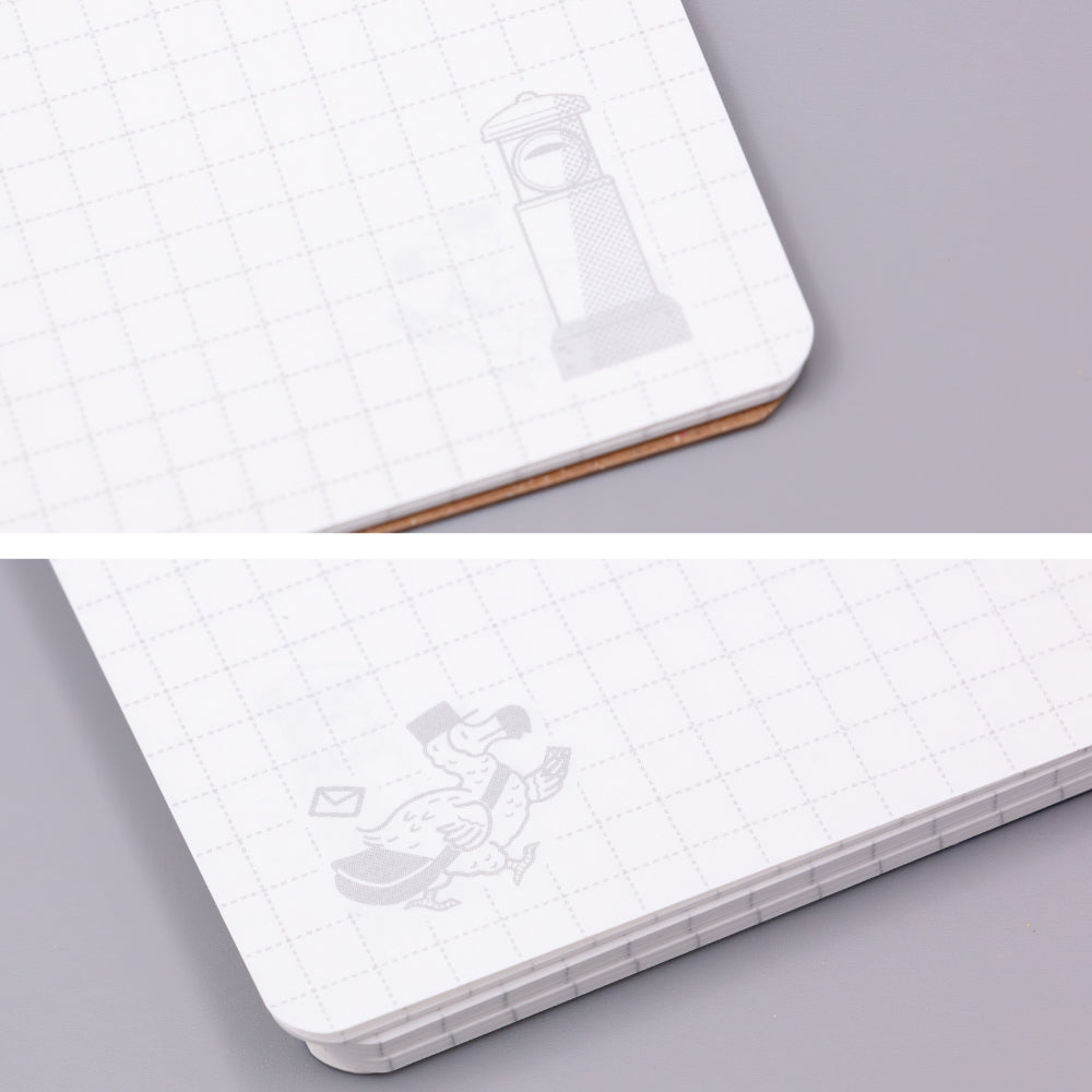 Rokkaku ob1toy B6 Ring Notebook Retro Post - Retro Post B6 Ring Notebook