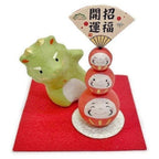 Ryukodo Chigiri Paper Peeping Dragon and Darumas