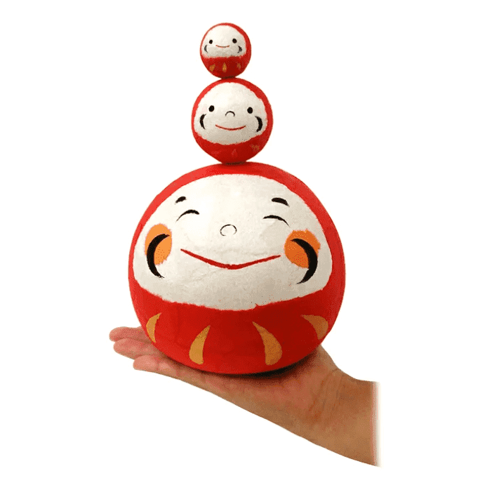 Ryukodo Chigiri Washi Sanfuku Daruma Trio