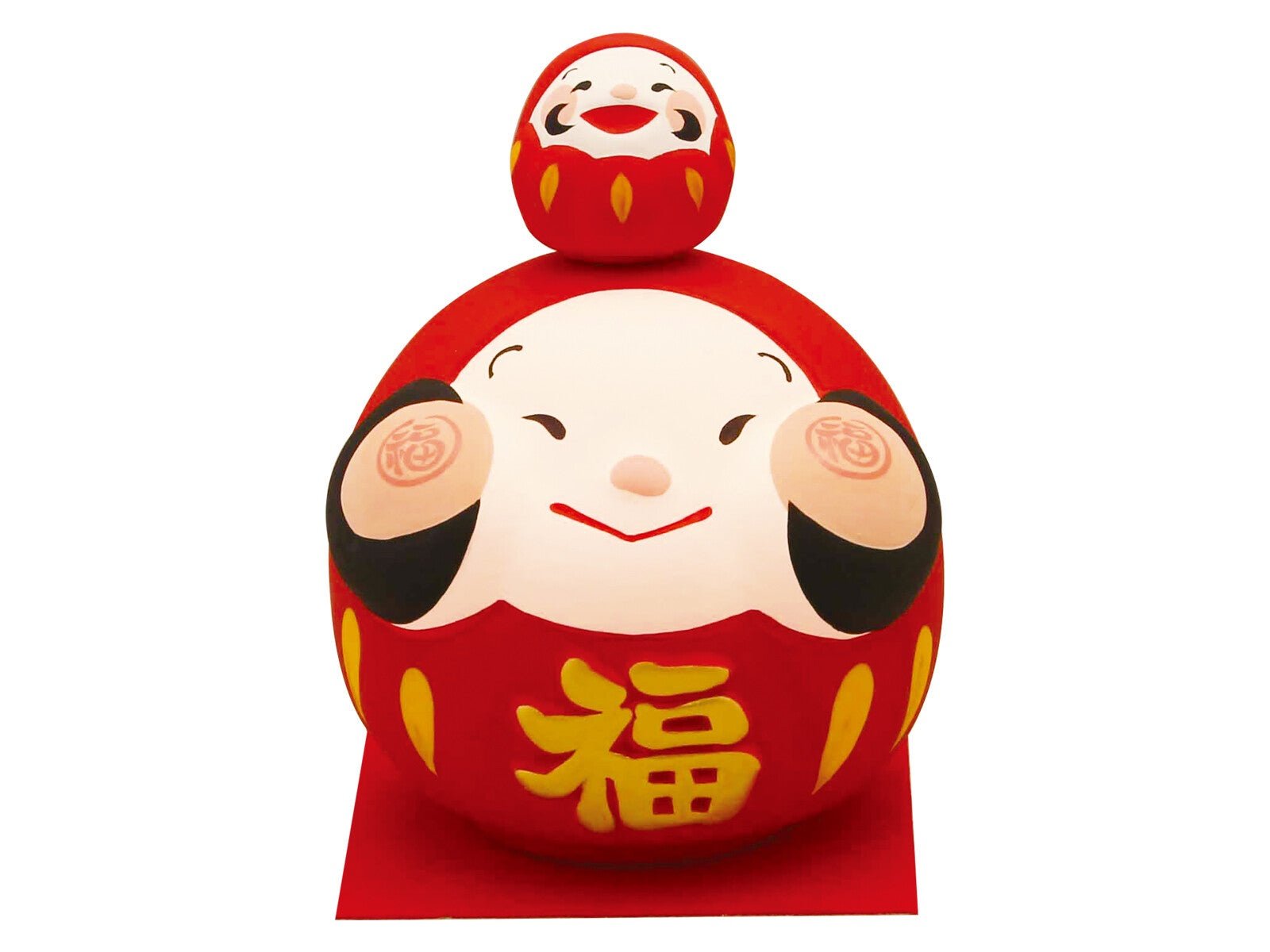 Ryukodo Chubby Cheeks Daruma 13.5H