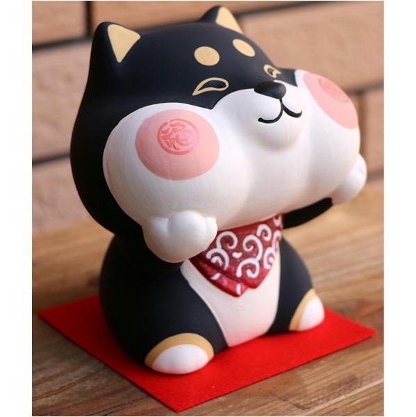 Ryukodo Chubby Cheeks Kuroshiba Ornament