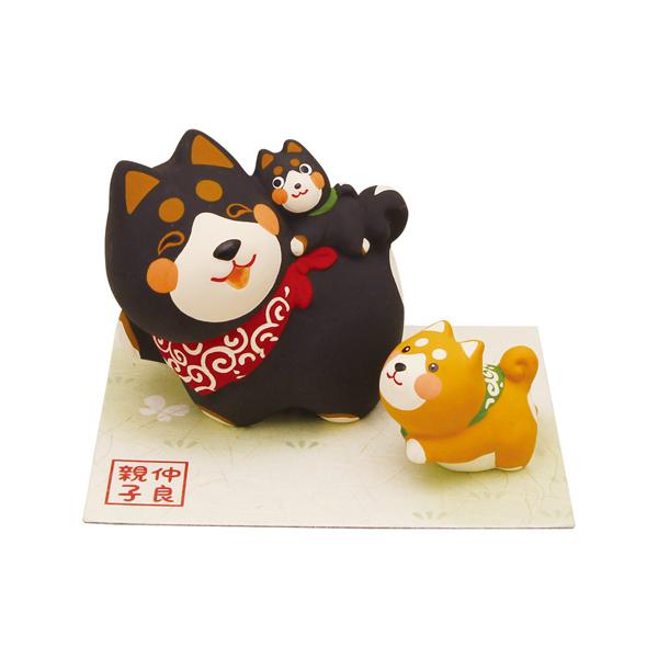 Ryukodo Shiba Inu Family Ornament