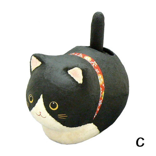 Ryukodo Solar-powered Chigiri Washi Sitting Cat – MINIMARU