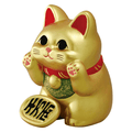 Ryukodo Squished Maneki Neko 11.5H