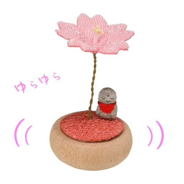 Ryukodo Yurayura Sakura Ornament - Jizo