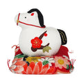 Ryukodo Zodiac Horse Ornament on Cushion
