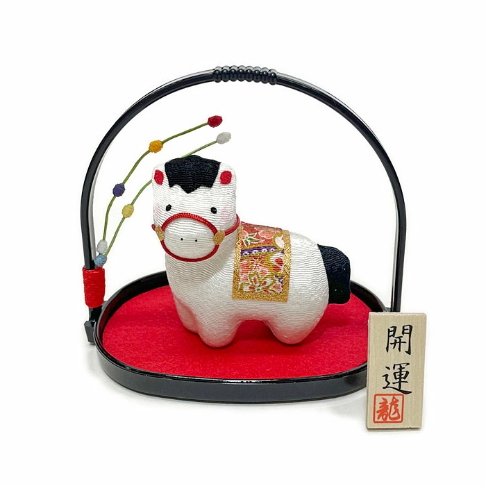 Ryukodo Zodiac Lucky Basket Horse