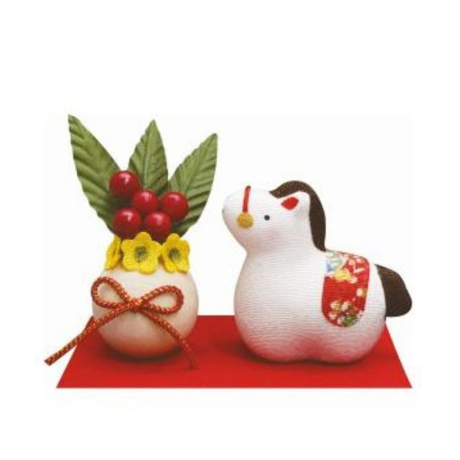 Ryukodo Zodiac Ornament Horse Decoration Set