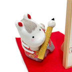 Ryukodo Zodiac Peeking Calligraphy Horse