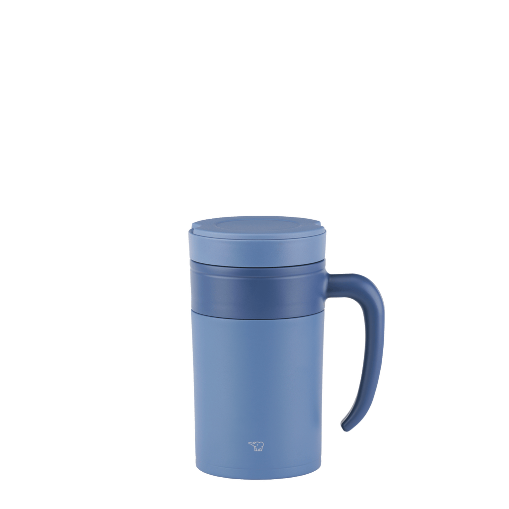 Zojirushi SE-KAE48 Stainless Tea Tumbler with Handle 480ml - Prussian Blue
