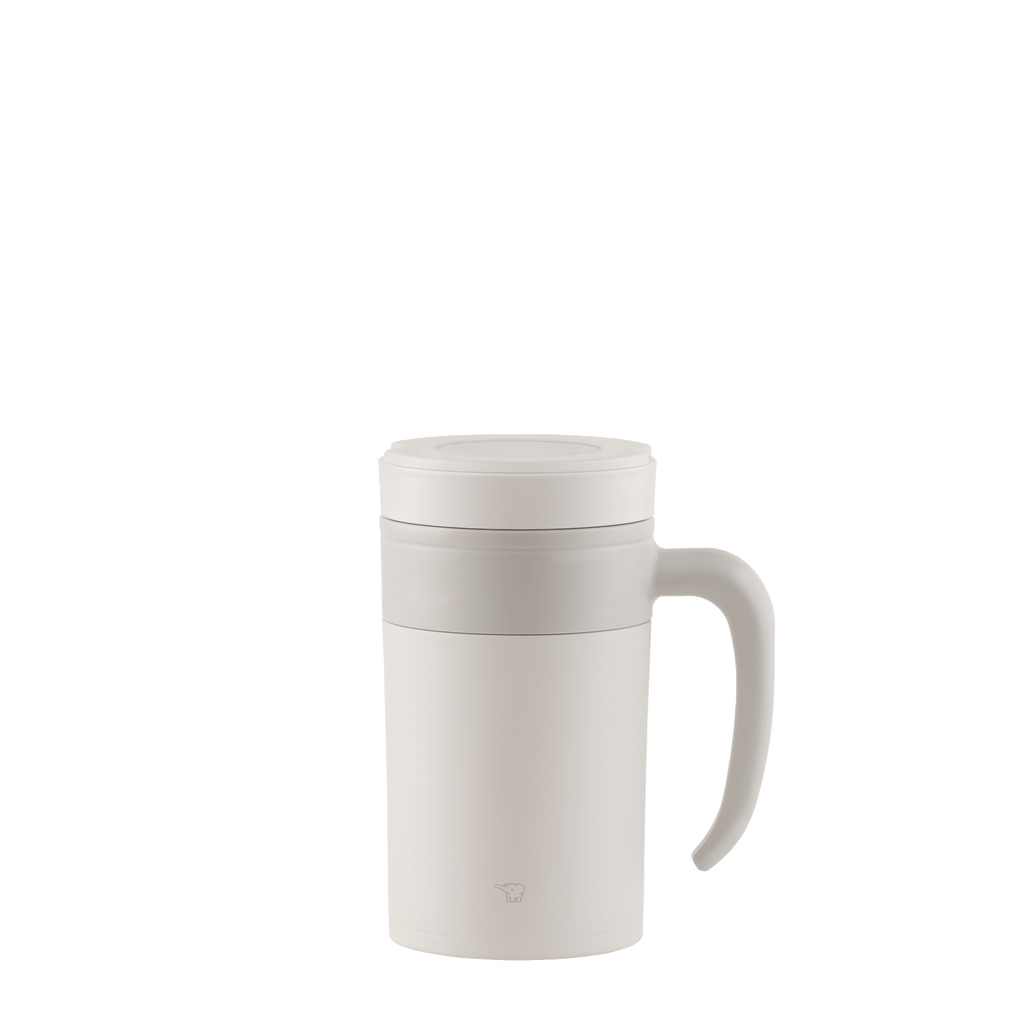 Zojirushi SE-KAE48 Stainless Tea Tumbler with Handle 480ml - Off White