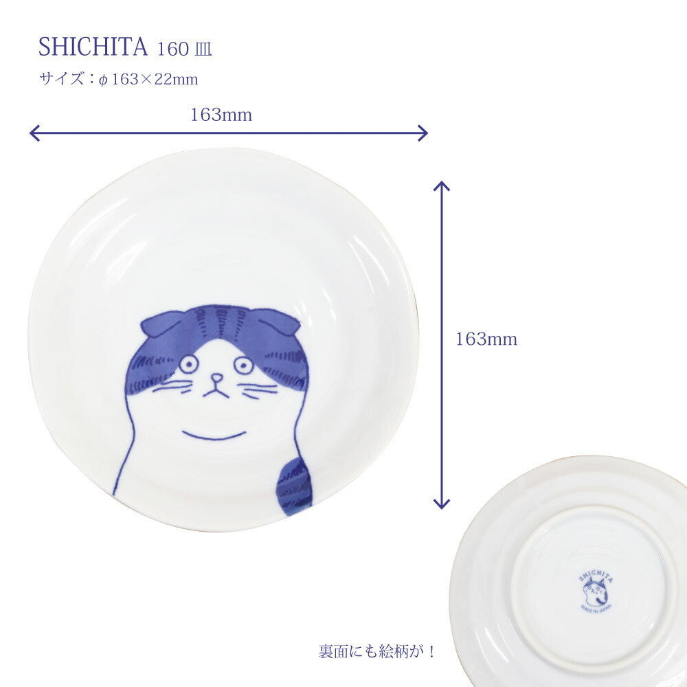 SHICHITA 160 Dish, Dora Mino Ware