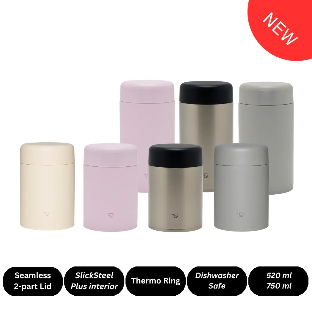 Zojirushi SW-LA52 Stainless Steel Food Jar 520ml - colour range
