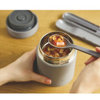 Zojirushi SW-LA30 food jar in use