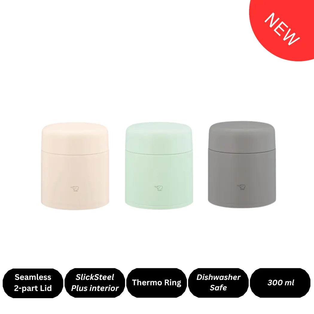 Zojirushi SW-LA30 Stainless Steel Food Jar 300ml - colour range