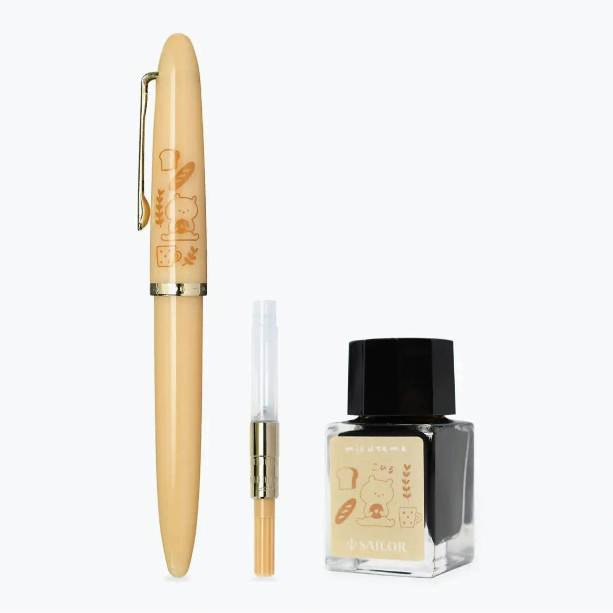 Sailor x Mizutama Fountain Pen Set - Orange