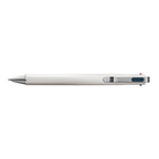 Sakura Ballsign iD 3C 0.4mm multi pen in white body, version B (Night Black, Pure Black, Red ink)