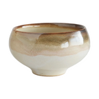 Saliu Handcrafted Amber Kohaku Matcha Bowl