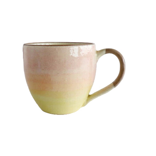Saliu Handcrafted Pastel Gradation Mug 340ml - Pink