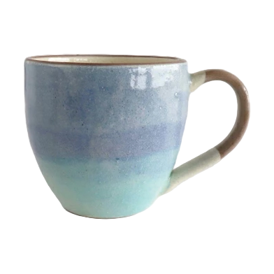 Saliu Handcrafted Pastel Gradation Mug 340ml - Pink