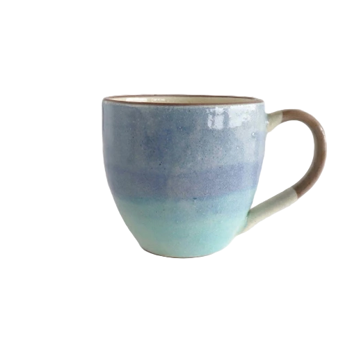 Saliu Handcrafted Pastel Gradation Mug 340ml - Pink