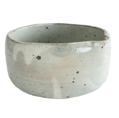 Saliu Handcrafted Textured Kohiki Katakuchi Matcha Bowl