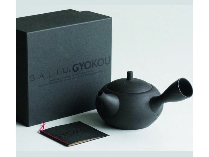 Saliu Teapot Kyusu -Ryo- Black