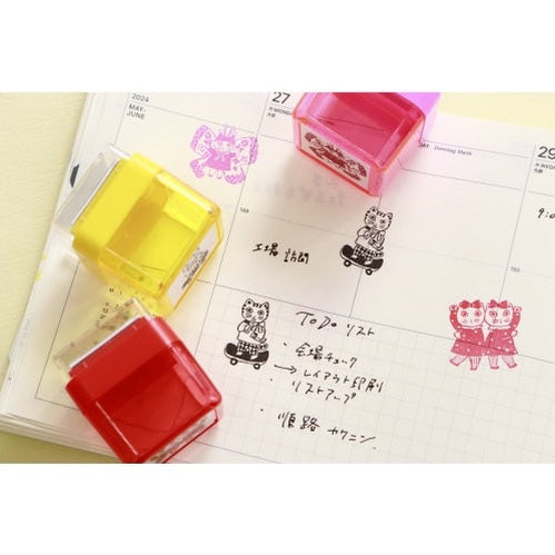 Sanby x Yumi Kitagishi Decoration Push Stamps - Duo