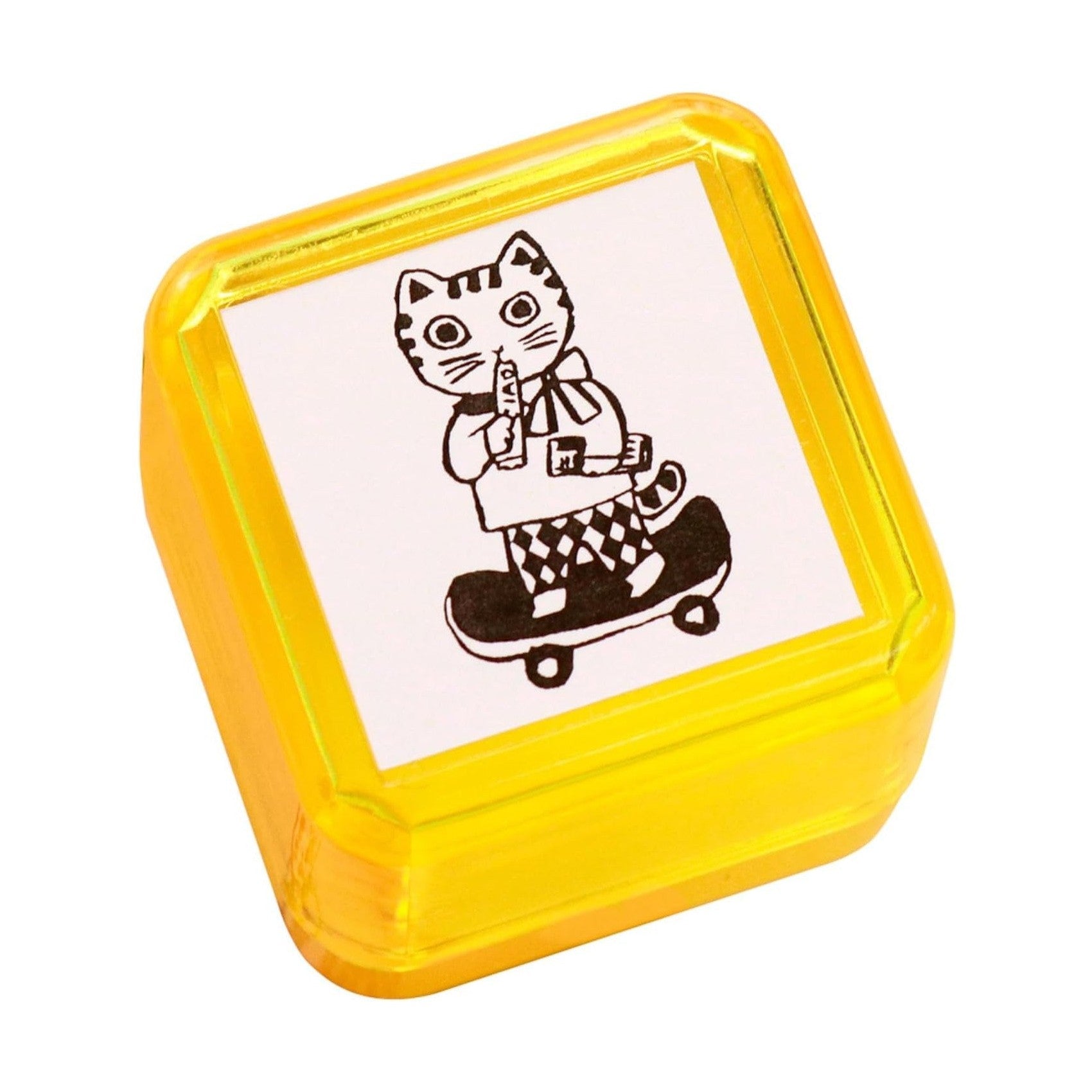Sanby x Yumi Kitagishi Decoration Push Stamps - Going Out Cat