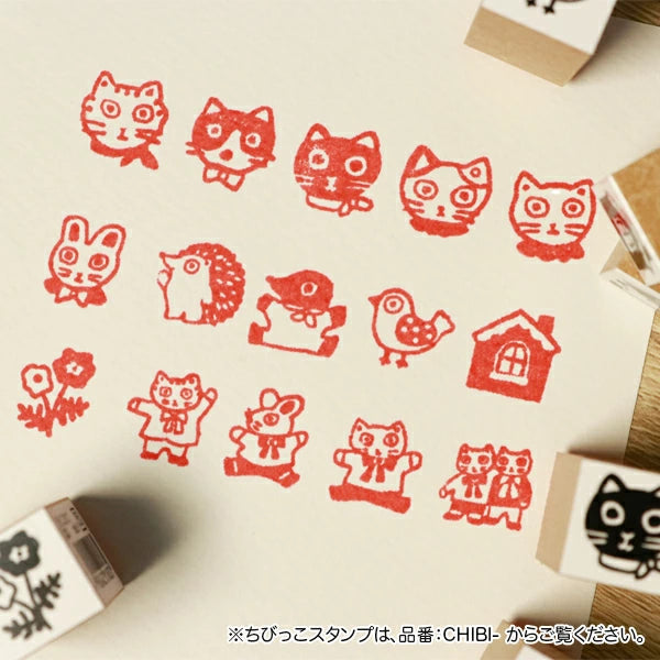 Sanby x Yumi Kitagishi Wooden Chibi Stamp - Bird