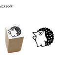 Sanby x Yumi Kitagishi Wooden Chibi Stamp - Hedghog
