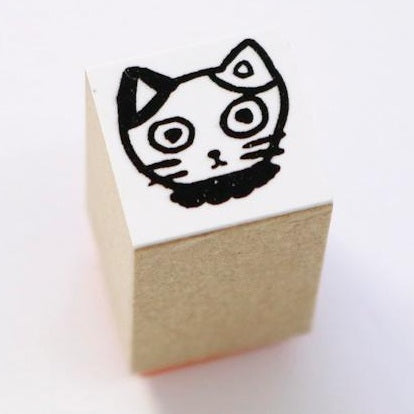 Sanby x Yumi Kitagishi Wooden Chibi Stamp - Mike-Chan