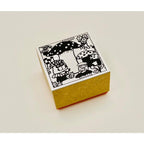 Sanby x Yumi Kitagishi Wooden Stamp - Connecting Stamps Mushrooms And Mysteries