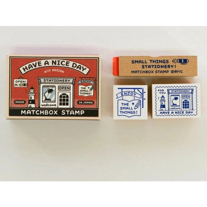 Sandy x Eric Design Matchbox Stationery Store Stamp Set