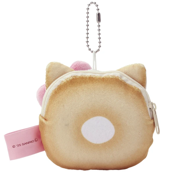 Sanrio Donut Mini Plush Pouch Keyring - Hello Kitty