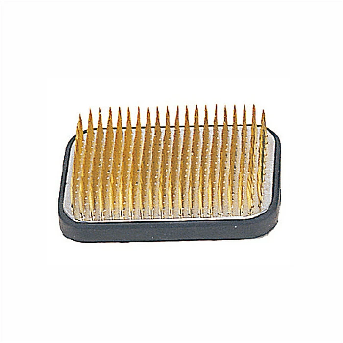 Sato Sangyo Brass Kenzan Flower Pins - Medium Square