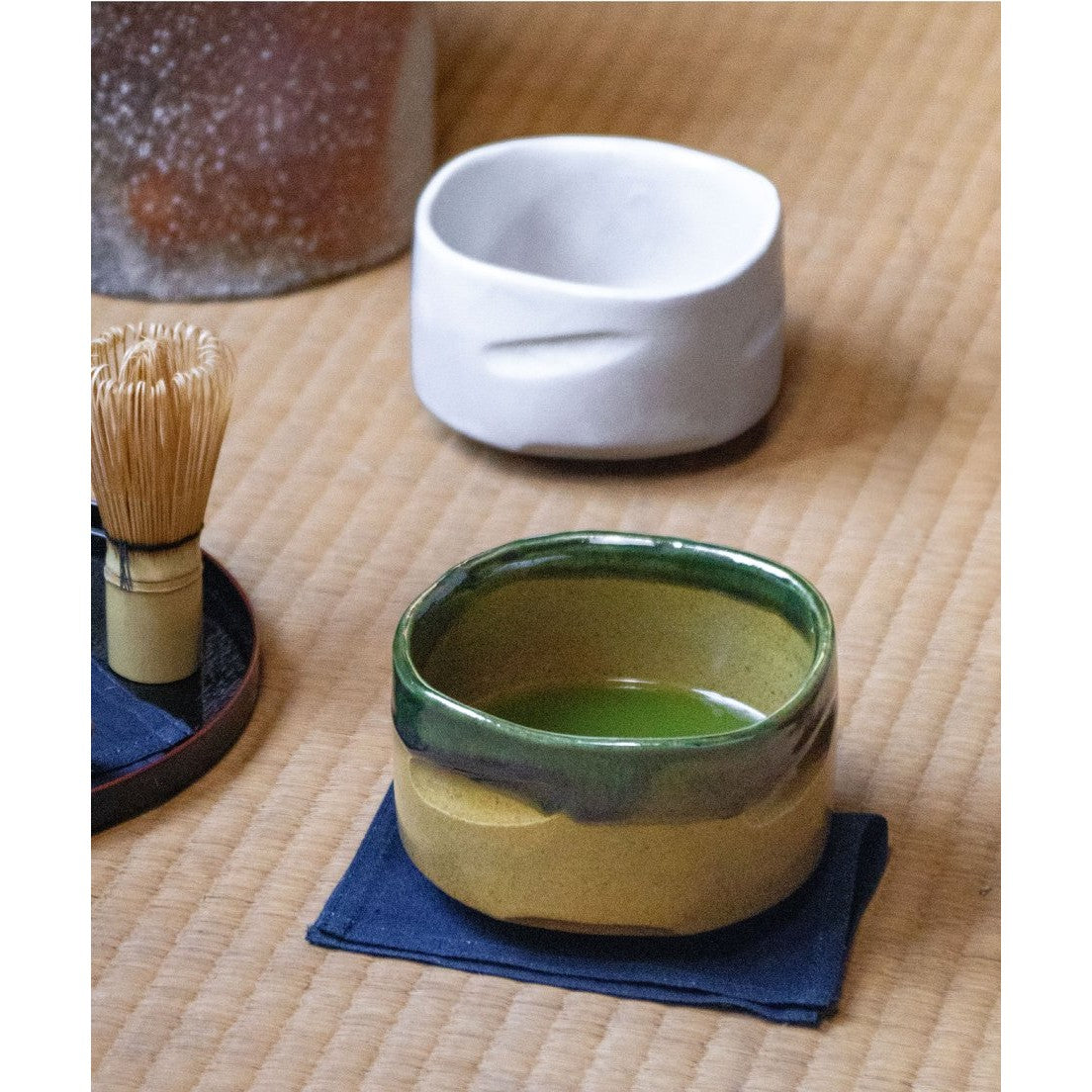 Seifu Oribe Matcha Bowl
